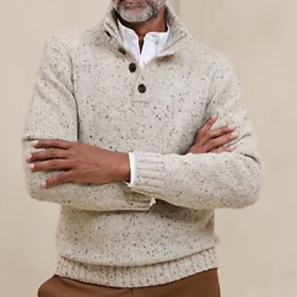Rorie Whelan Speckled Knit Sweater - Picture 1 of 8